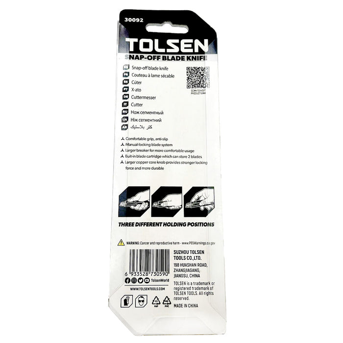 Dao rọc giấy 18mm TOLSEN 30092