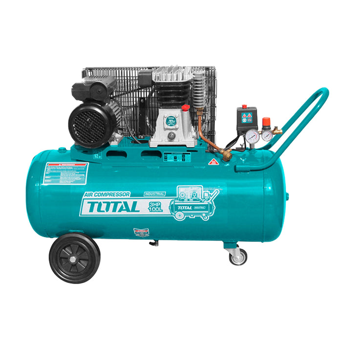 Máy nén khí dây curoa Total 50L - 100L 2.2kW (3HP), áp suất tối đa 8bar (116 psi)