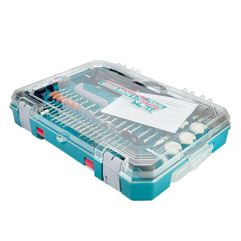 Máy mài khuôn công suất 130W Total TG5133261 kèm vali 251 linh kiện