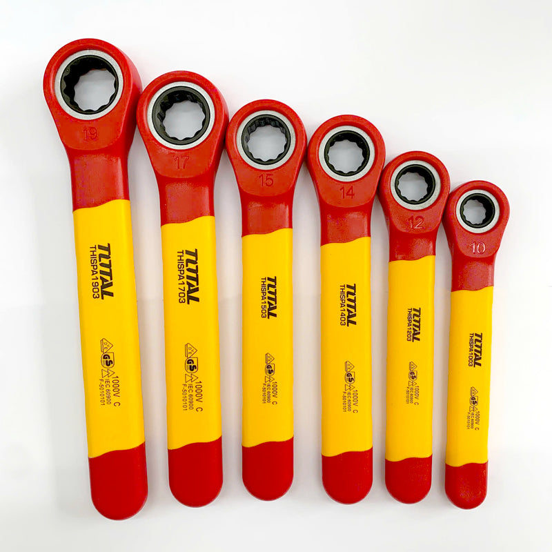 Bộ 6 cờ lê xoay chiều cách điện TOTAL THKISPA0603