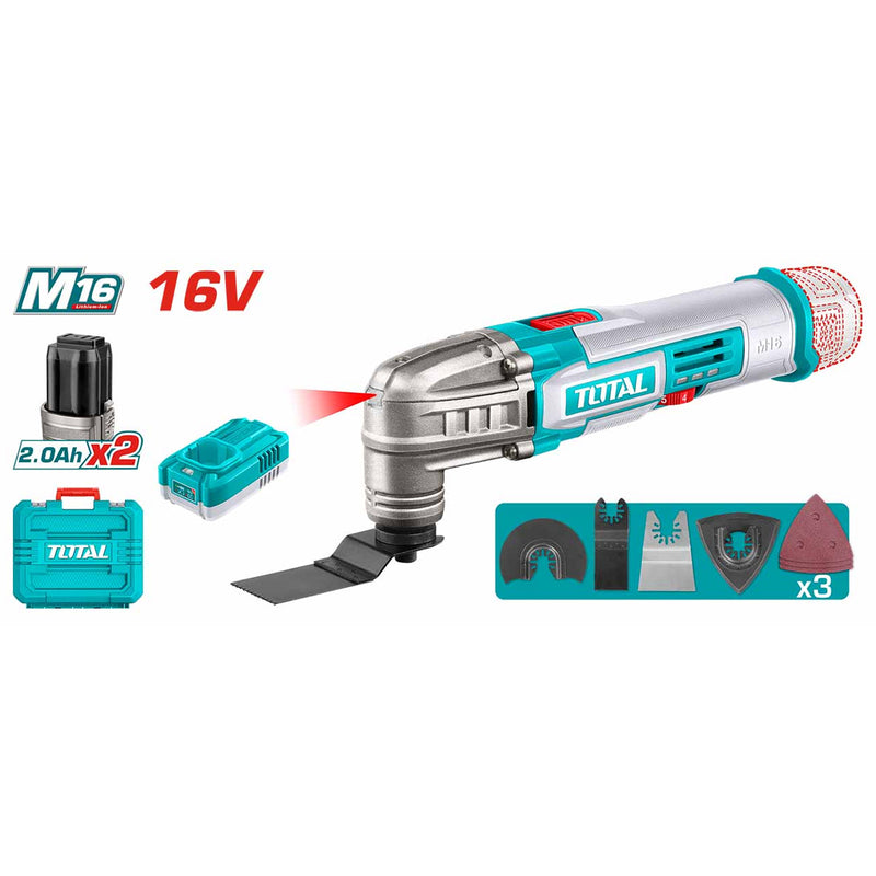 Máy cắt rung đa năng dùng pin 16V Total TMLI16222