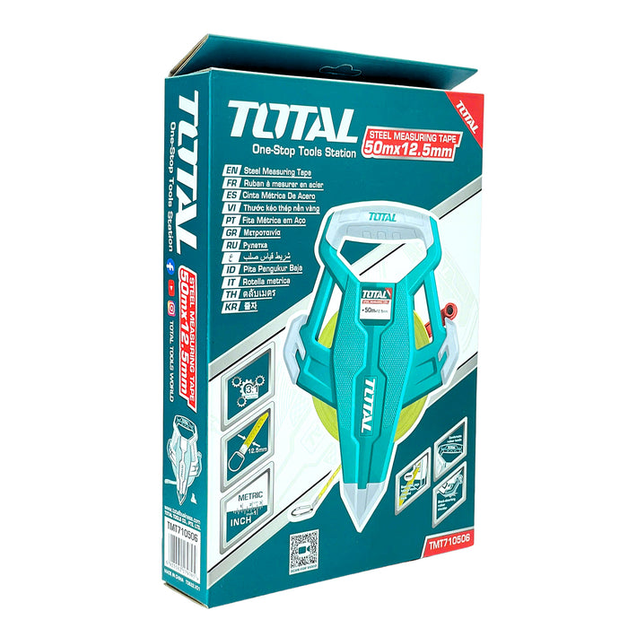 Thước cuốn thép : 50m x 12.5mm TOTAL TMT710506