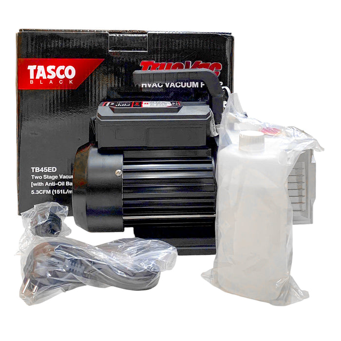 Máy bơm hút chân không 2 cấp Tasco TB45ED lưu lượng hút 151 L/phút (5 CFM)