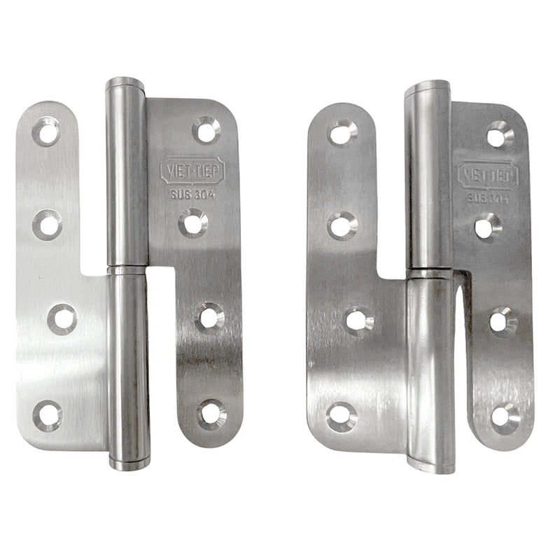 Bản lề cối Inox 304 Việt tiệp, 100mm - 120mm