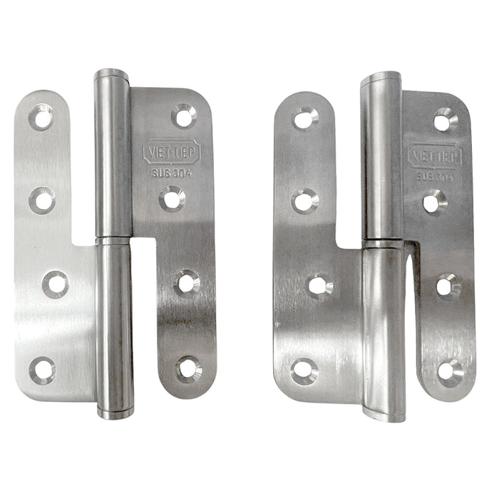 Bản lề cối Inox 304 Việt tiệp, 100mm - 120mm