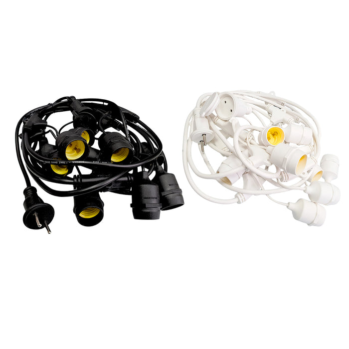 Dây đèn 10m 20 bóng thả SOPOKA đuôi đèn E27, công suất 1000W