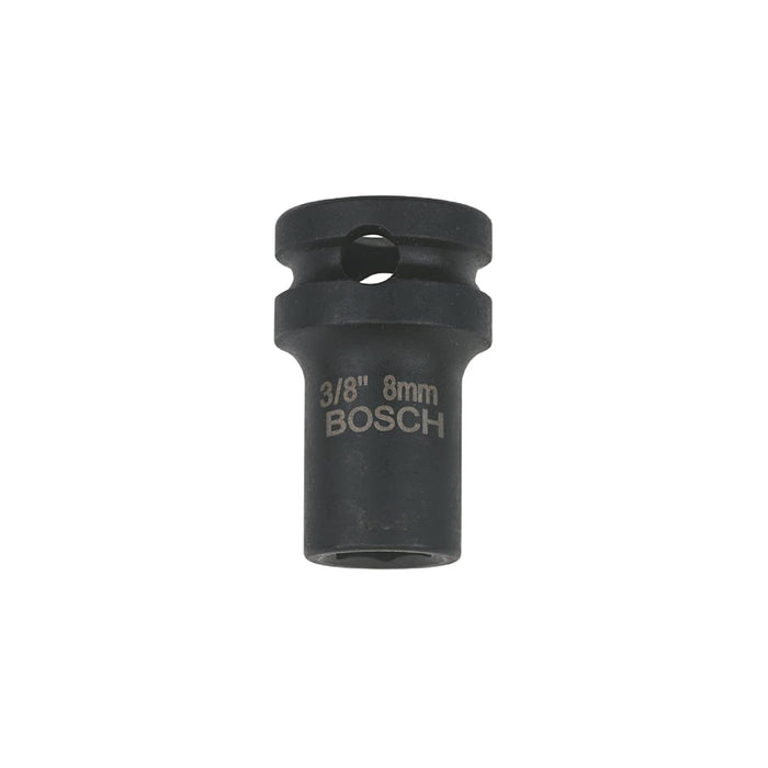 Đầu tuýp Bosch cốt 3/8 inch, đầu 7mm - 19mm, dài 34mm, chất liệu Cr-V