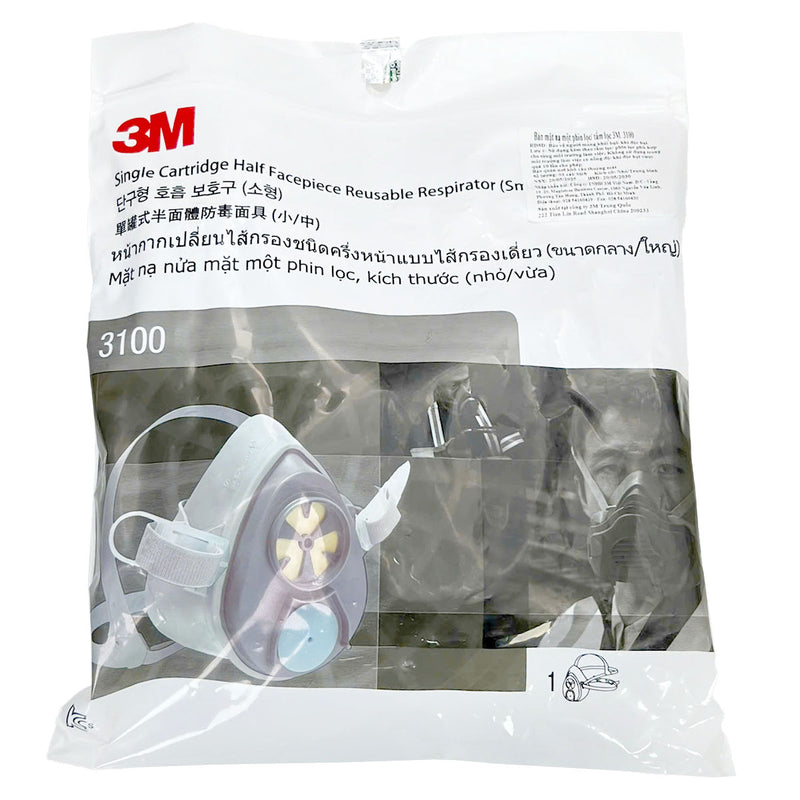 Mặt nạ phòng độc 1 phin lọc 3M 3000 Series chuẩn kết nối Snap-Fit ( Nhấn )