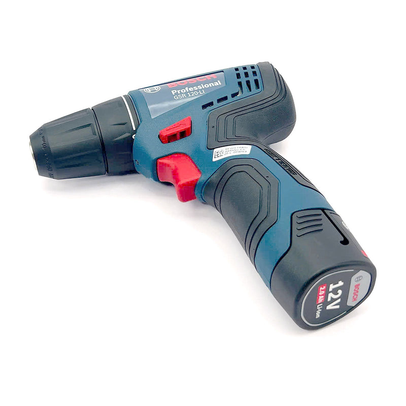Máy khoan gỗ thép Bosch GSR 120-LI Gen II dùng Pin 12V, đầu kẹp 10mm