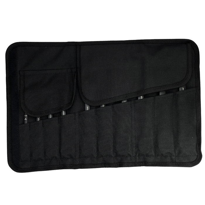 Bộ 10 cờ lê vòng miệng tự động Bosch 1600A016BU kích thước 8mm - 19mm, vật liệu thép đen