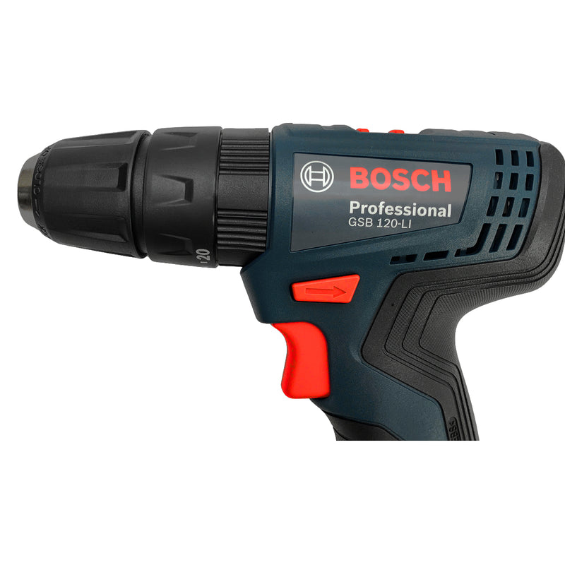Máy khoan búa Bosch GSB 120-LI Gen II dùng Pin 12V, đầu kẹp 10mm