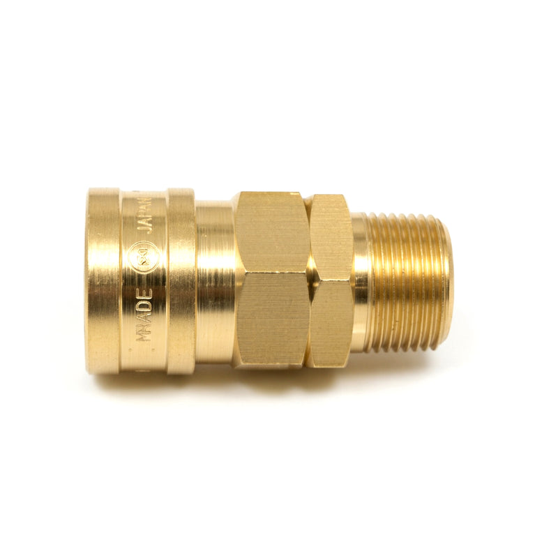 Đầu nối nhanh Hi Cupla Standard SM-Type (Socket) kiểu kết nối ren ngoài, gioăng chịu nhiệt FKM (Fluoro Rubber)