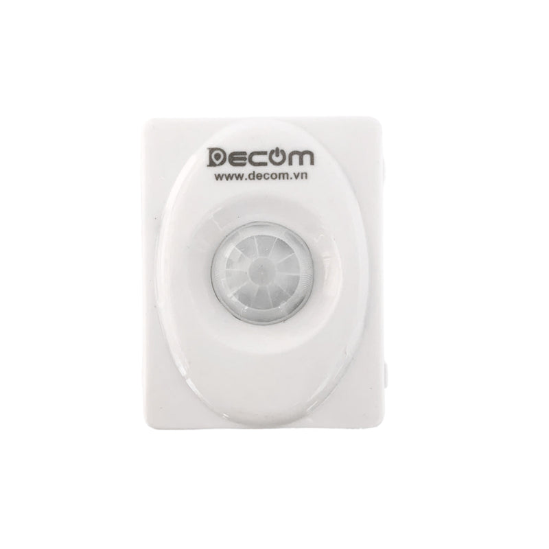 Công tắc cảm ứng hồng ngoại gắn tường Decom DC-168 có thể xoay