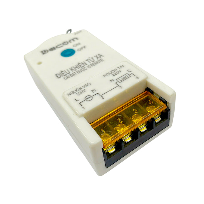 Thiết bị điều khiển từ xa Decom DC-3500W chuyên dùng cho mô tơ, khoảng cách điều khiển từ 20m - 50m