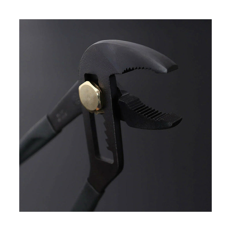 Kìm mỏ quạ Fujiya Kurokin-Series, kích thước 255mm, có lò xo trợ lực và tích hợp đầu tua vít dẹt. Tiêu chuẩn RoHS