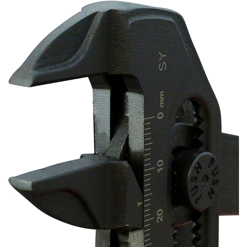 Kìm mỏ quạ điều chỉnh nhanh bằng nút nhấn Fujiya FLM-45-BG (Kurokin) kích thước 263mm, mở hàm tối đa 45mm
