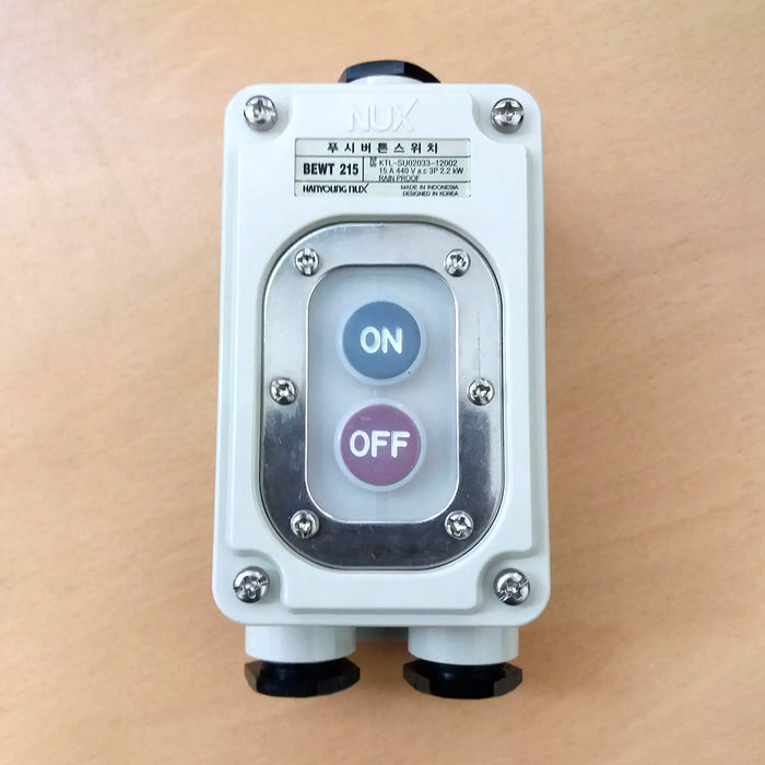 Hộp công tắc nhấn kín nước IP66 Hanyoung Nux BEW/BEWT Series