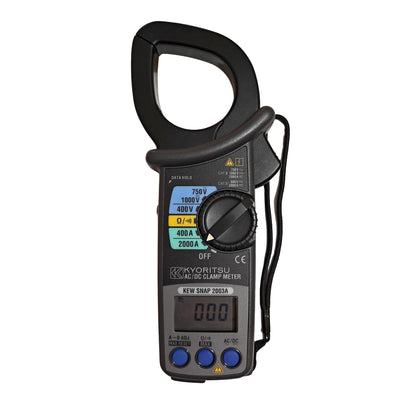 Ampe kìm đo dòng AC/DC kỹ thuật số Kyoritsu Kew 2003A, dải đo 400A-2000A