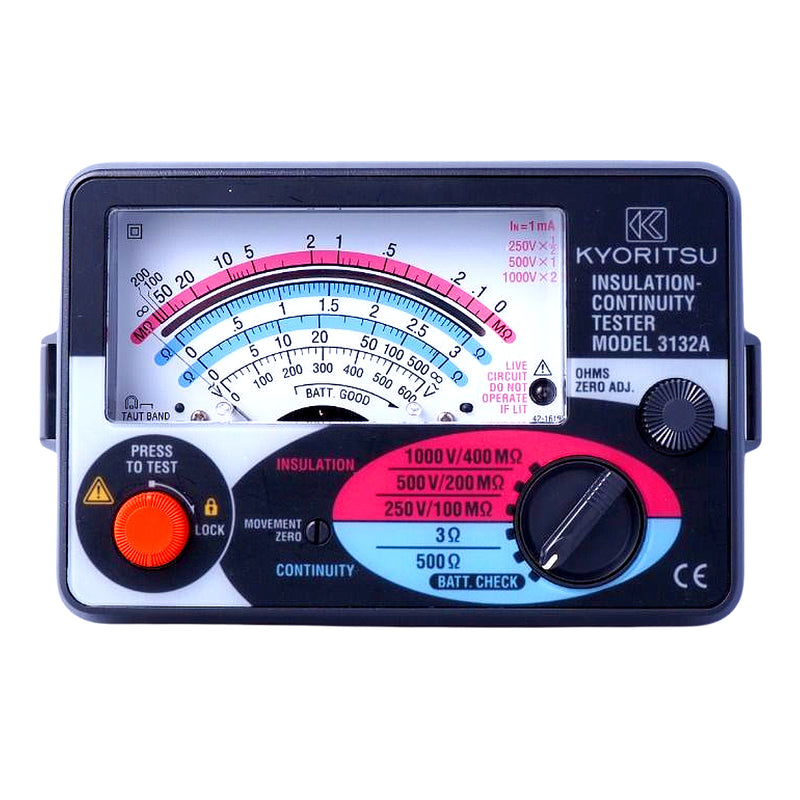 Thiết bị đo điện trở cách điện liên tục 1000V Kyoritsu Model 3132A