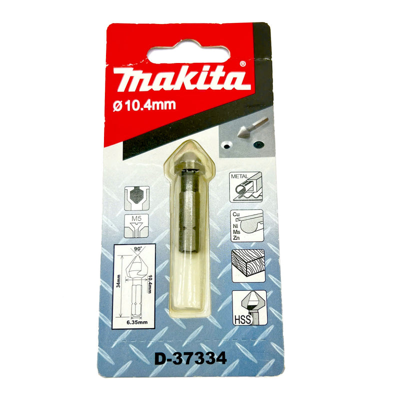 Mũi vát lỗ 3 lưỡi cắt 90° Makita, đuôi lục giác C-Form 6.35mm ( 1/4 inch ), kích thước từ 6.3mm - 20.5mm