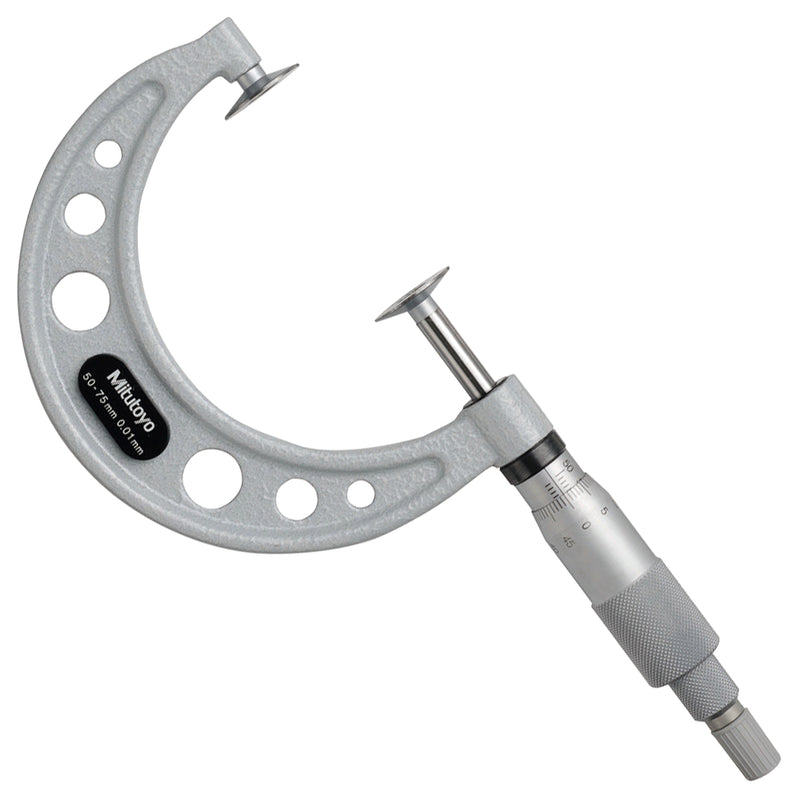 Panme Mitutoyo Series 169 - Disc Micrometers | None Rotating Spindle, đầu đo đĩa trục đo không xoay