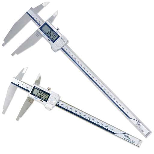 Thước kẹp điện tử Mitutoyo Absolute Digimatic Caliper Series 551 hàm kẹp kiểu mỏ chim + hàm tiêu chuẩn, chống nước, kháng dầu.