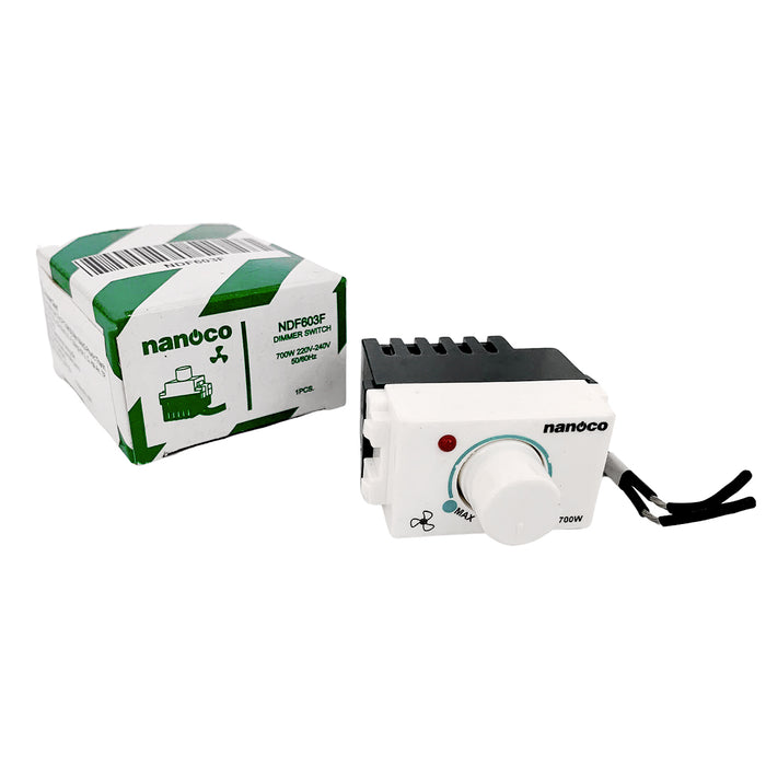 Công tắc điều chỉnh tốc độ quạt Nanoco công suất 700W