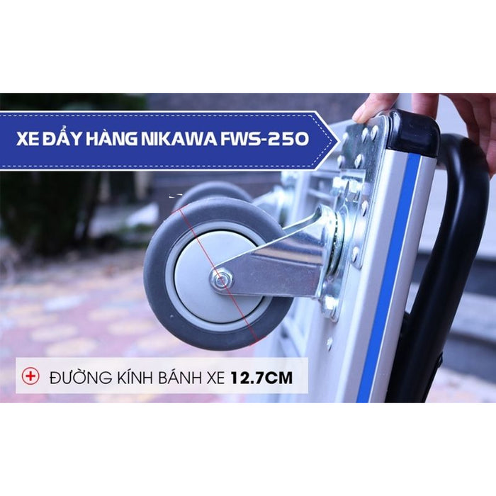 Xe đẩy hàng nhôm Nikawa tải trọng 200kg - 250kg