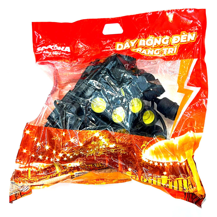 Dây đèn 10m 20 bóng thả SOPOKA đuôi đèn E27, công suất 1000W