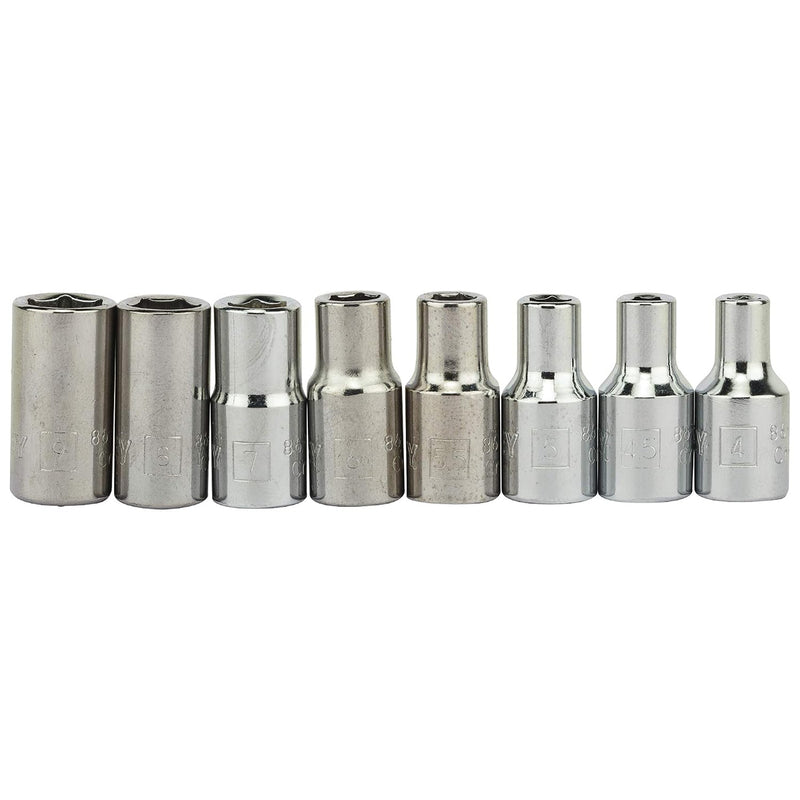 Bộ đầu tuýp và mũi vặn vít kết hợp, cốt 1/4 inch, 35 chi tiết Stanley 1-89-033