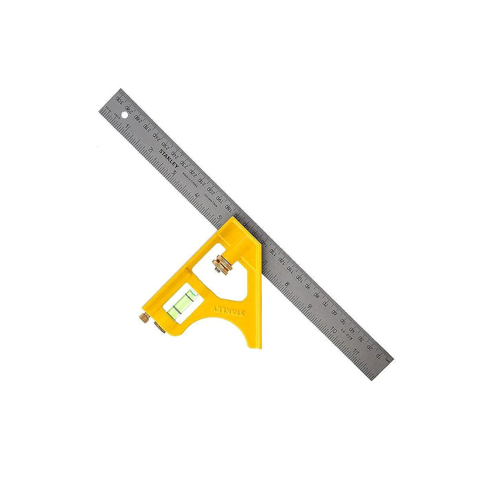 Thước ê ke thủy cán cầm sắt 12 inch/ 305mm STANLEY 46-028