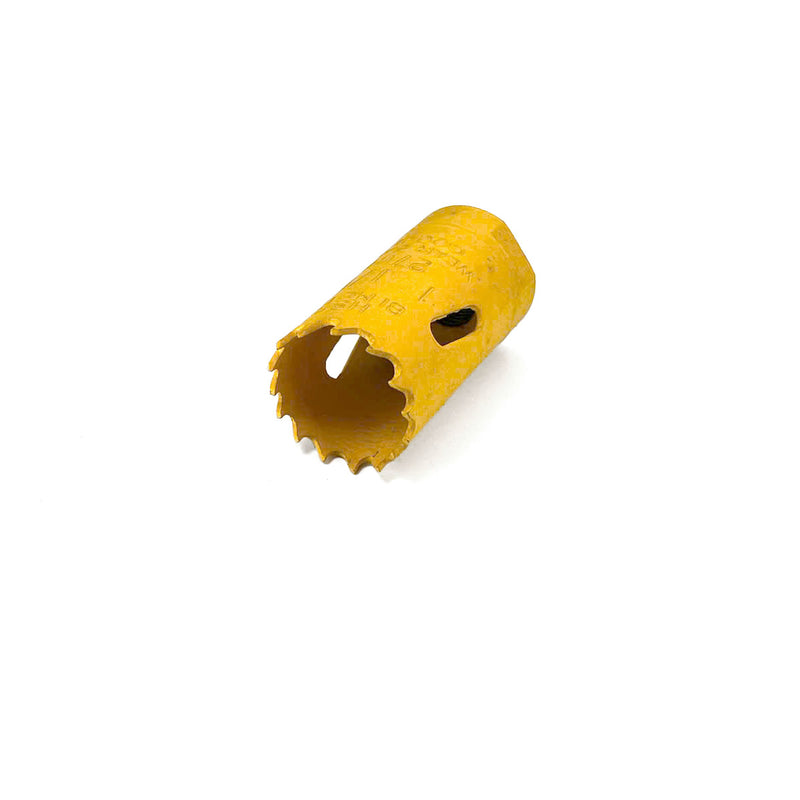 Mũi khoét lỗ sắt HSS M3 Bi-metal 21 - 43mm, cắt sâu 38mm, răng 4 - 6TPI TOLSEN