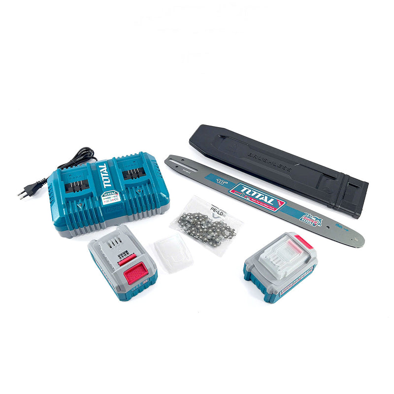 Máy cưa xích không chổi than dùng Pin 40V TOTAL TGSLI401682