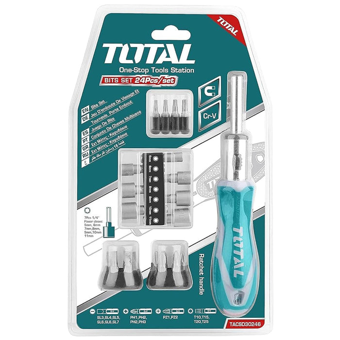 Bộ tua vít 24 chi tiết Total TACSD30246