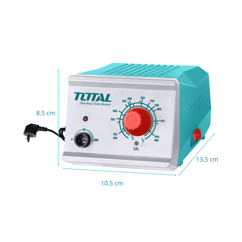 Trạm hàn chì công suất 60W kèm máy ổn định nhiệt Total TET160911