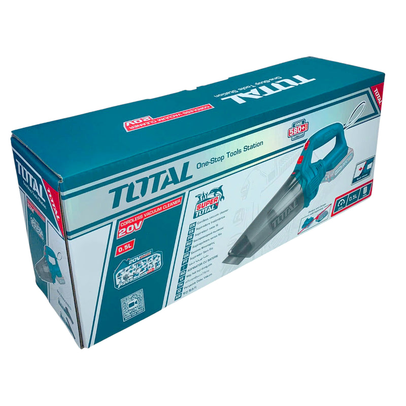 Máy hút bụi 0.5L dùng Pin Lithium 20V TOTAL