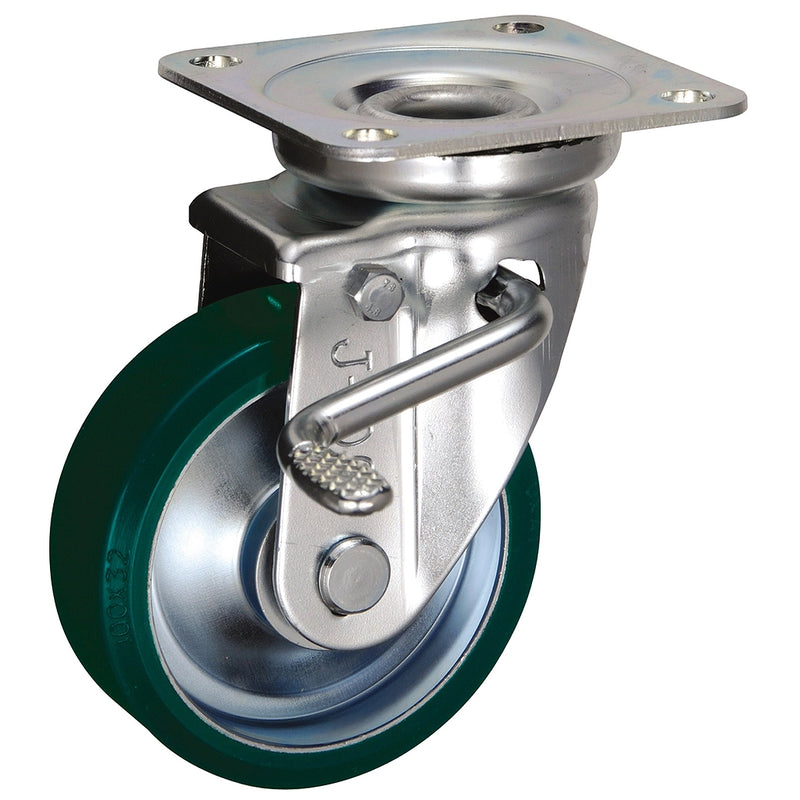 Bánh xe đẩy Ukai JB-Type có xoay, có khóa bánh, đường kính từ 75mm - 250mm