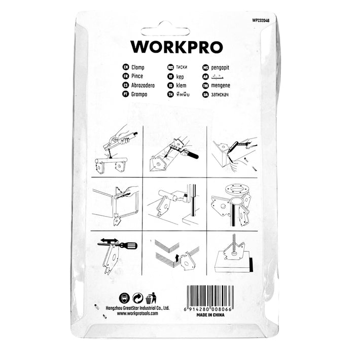 Ê ke góc 4 hướng có nam châm dùng trong ngành hàn Workpro