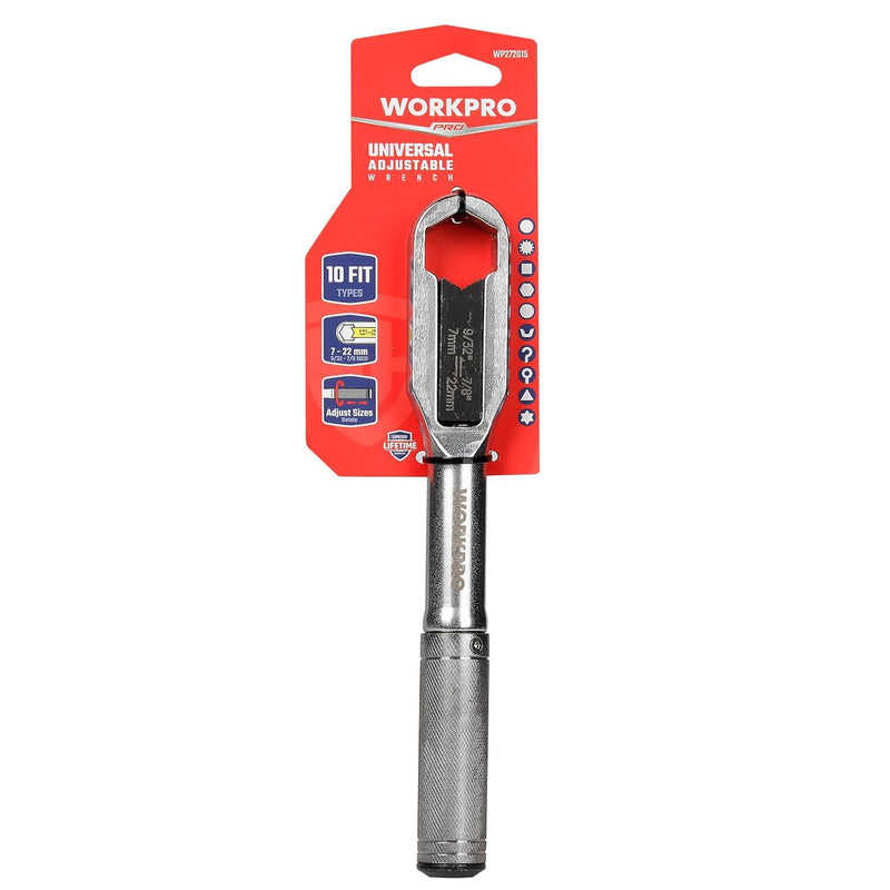 Cờ lê vòng đa năng Workpro WP272015 điều chỉnh cỡ ốc từ 7mm - 22mm
