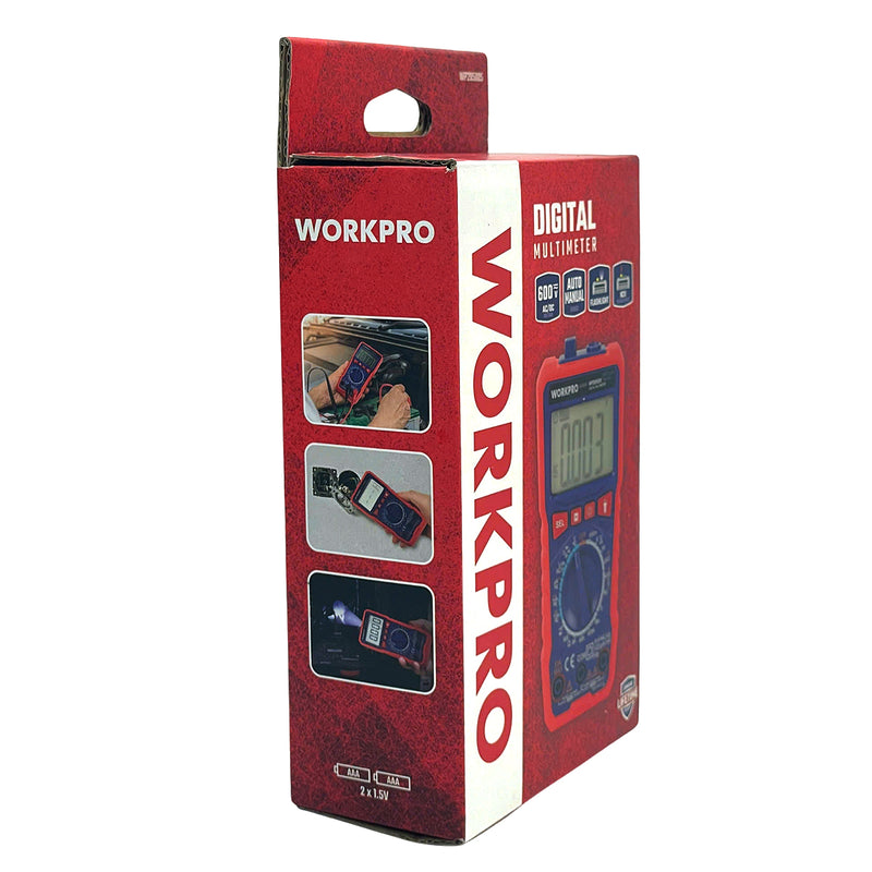 Đồng hồ đo điện vạn năng 1mV - 600V Workpro WP295005