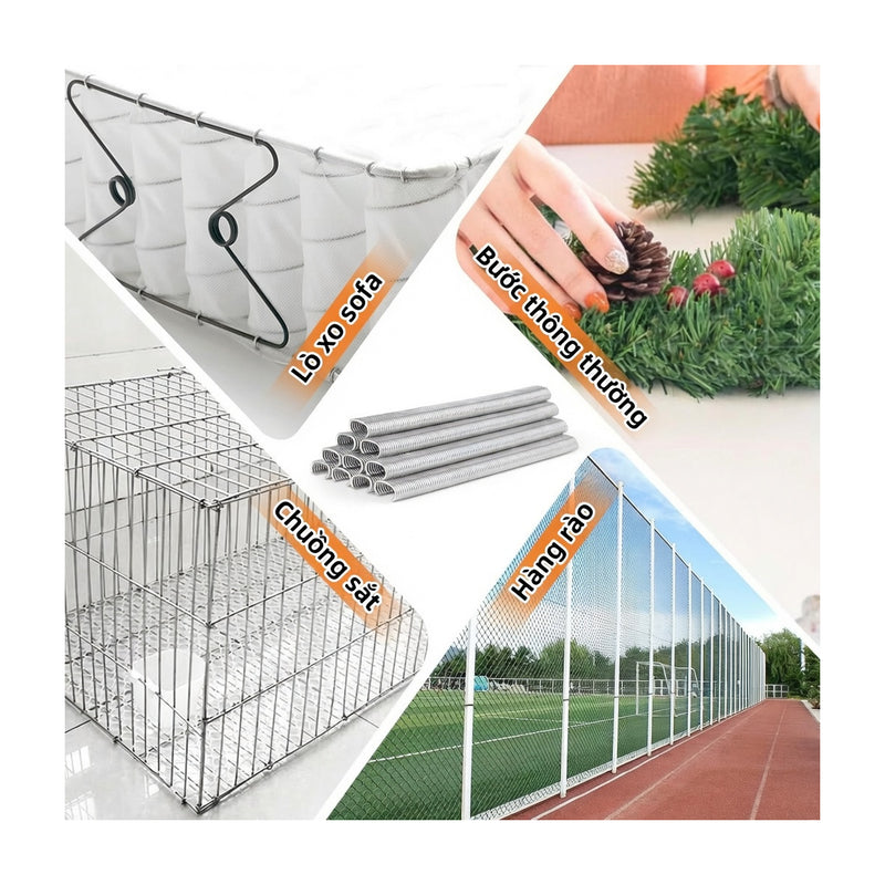 Đinh C Nhỏ & Đinh C Lớn (Hog Rings) - Ghim C Kẹp Lồng Sắt, Ghế Ô Tô, Rọ Đá, Hàng Rào Lưới