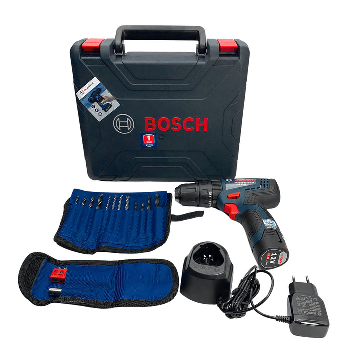 Máy khoan búa Bosch GSB 120-LI Gen II dùng Pin 12V, đầu kẹp 10mm