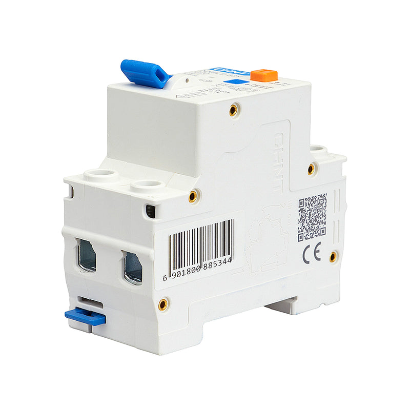Cầu dao chống giật 1P+N kết hợp với bảo vệ quá tải, ngắn mạch Chint NXBLE-63Y, tải định mức từ 6A ~ 63A, dòng cắt 4.5kA, dòng rò từ 10mA ~ 30mA 