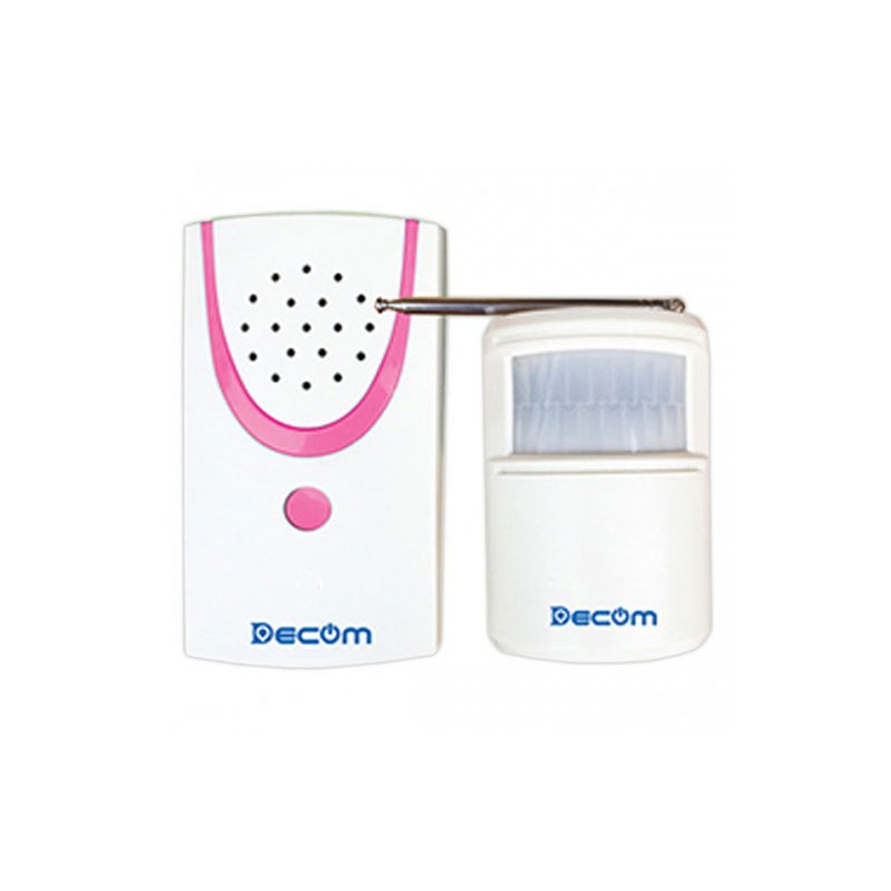 Thiết bị báo khách không dây thông minh Decom DC-1106-2 Smart tích hợp được nhiều đầu chuông và cảm ứng