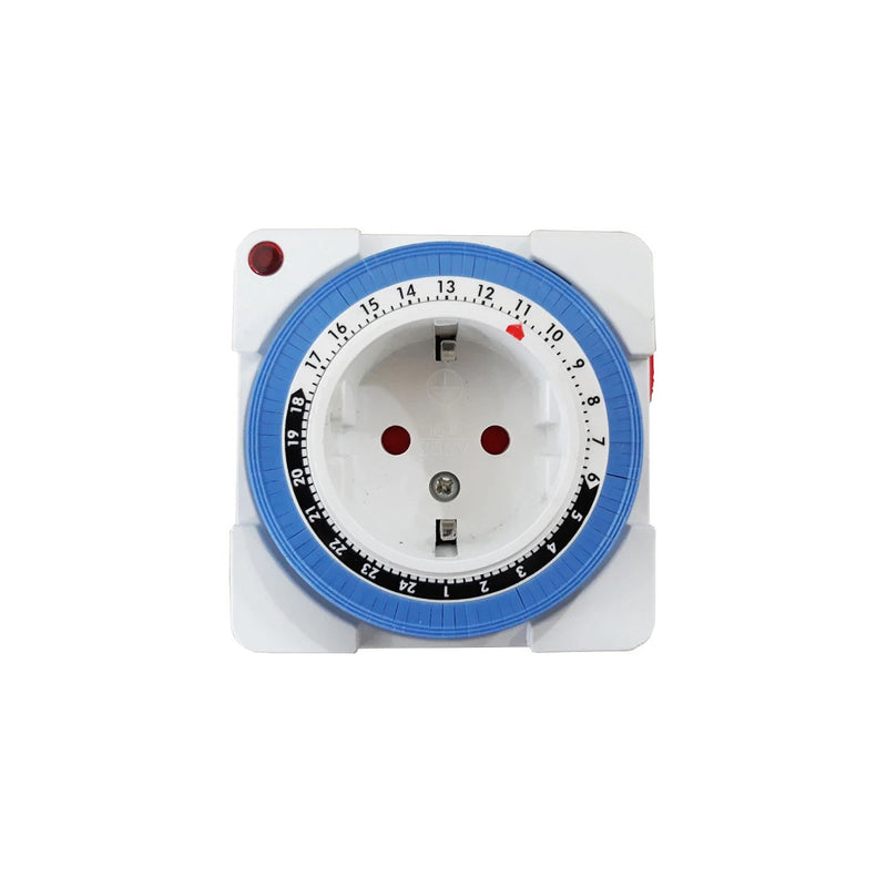 Timer hẹn giờ cơ Decom DC-TG16A công suất 500W, cài đặt từ 15 phút - 24 giờ