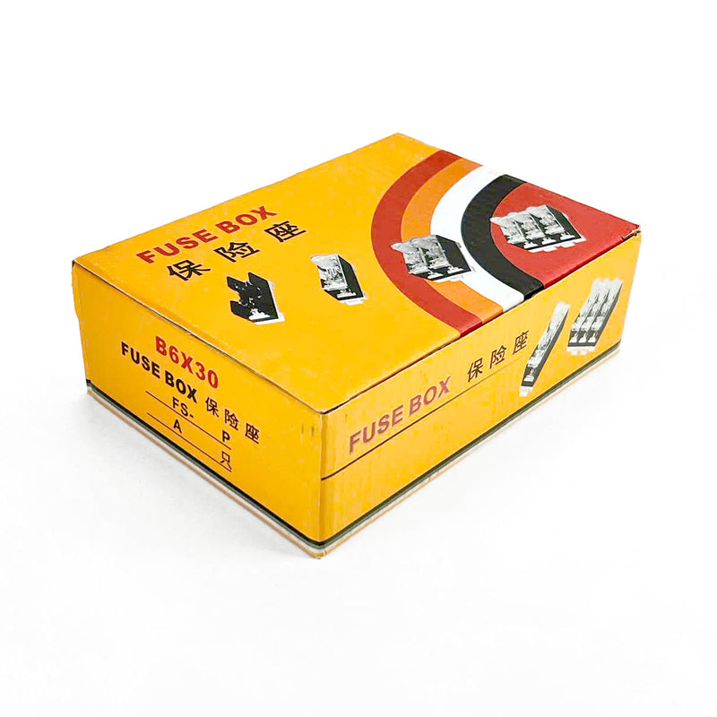 Hộp cầu chì kính lắp thanh ray FS-101 có đèn báo, tải 10A, điện áp 250V/AC, kèm 1 cầu chì 10A