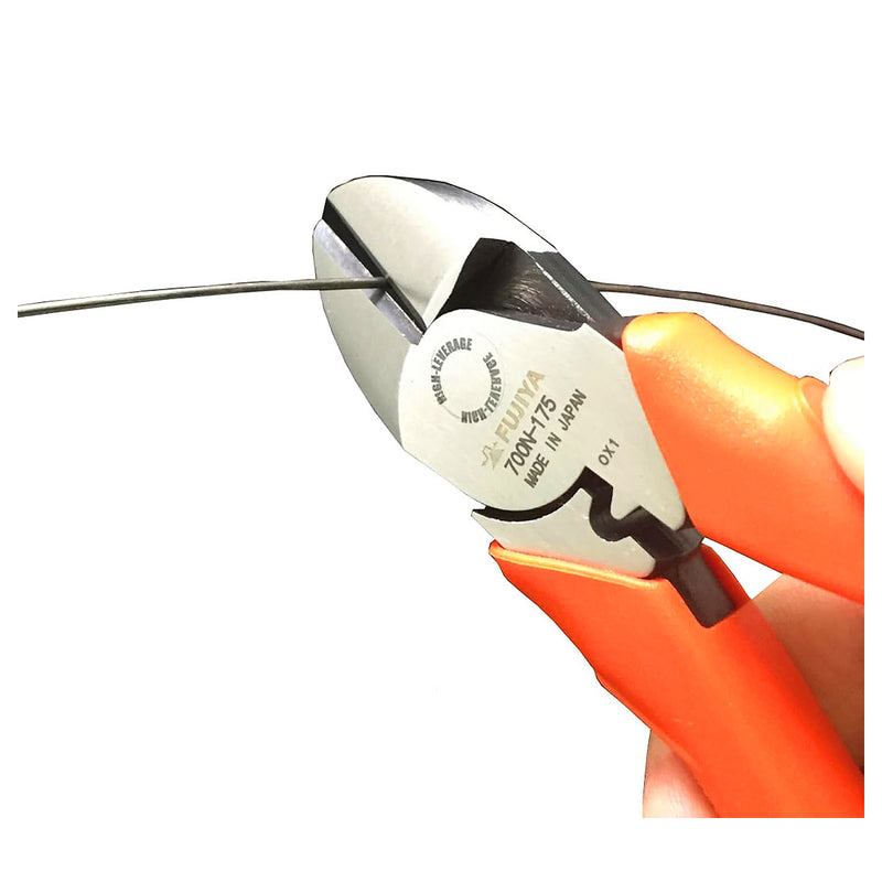 Kìm cắt trợ lực, tích hợp lỗ bấm cose Fujiya 700N Series kích thước từ 175mm - 200mm