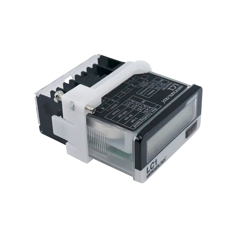 Bộ đếm số màn hình LCD Hanyoung Nux LC1 Series. Tiêu chuẩn CE, IP66