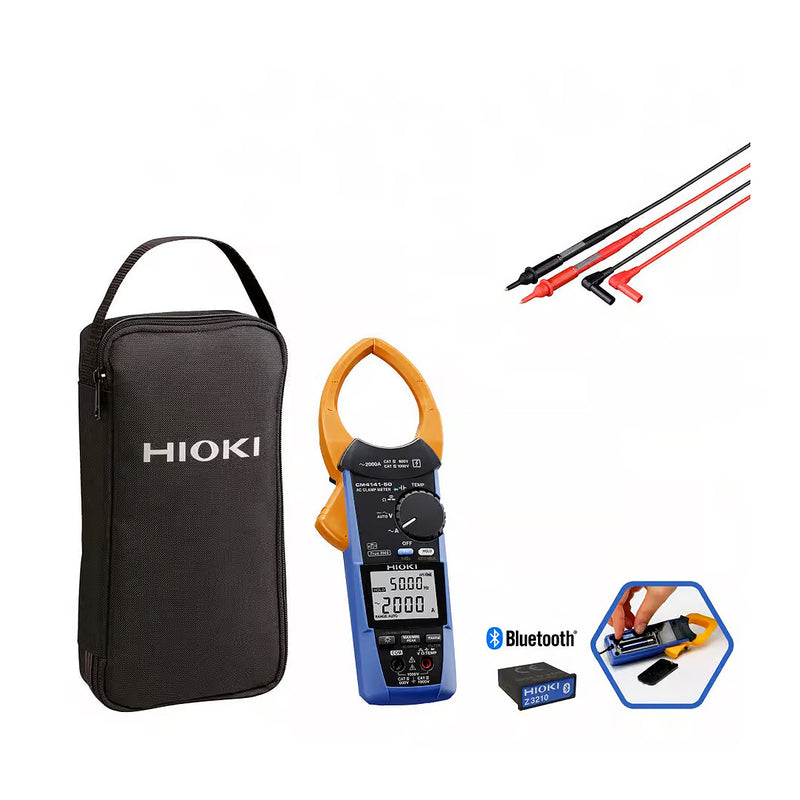 Ampe kìm đo dòng AC Hioki CM4141-90 True RMS, đi kèm module kết nối Bluetooth