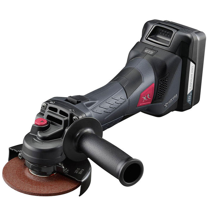 Máy mài góc dùng Pin 18V Kyocera DG11XR đường kính 100mm, công tắc trượt